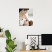 Poster Mère allaitant bébé 2 (Bureau à domicile)