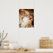 Poster Mère allaitant bébé fille (1-3 mois) (Cuisine)