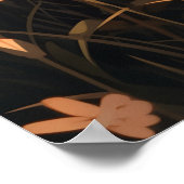 Poster Mère Anime dans la prairie matinale - Ultra haute (Coin)