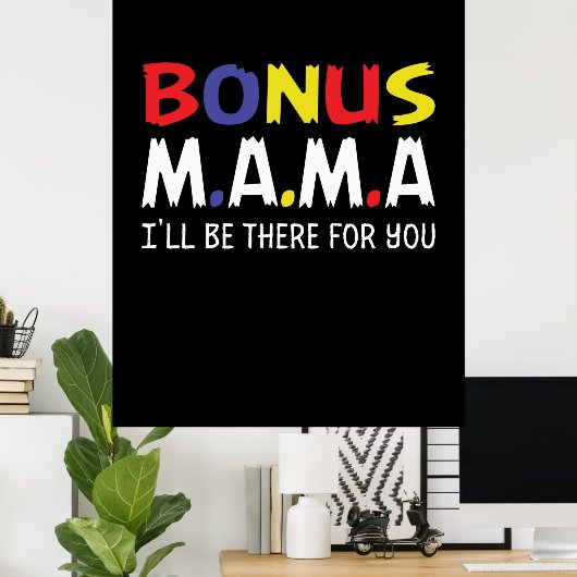 Poster Mère Art Bonus Mama (Bureau à domicile)