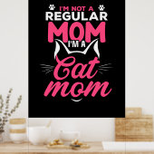 Poster Mère Art Je Suis Chat Maman (Cuisine)