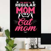 Poster Mère Art Je Suis Chat Maman (Bureau à domicile)