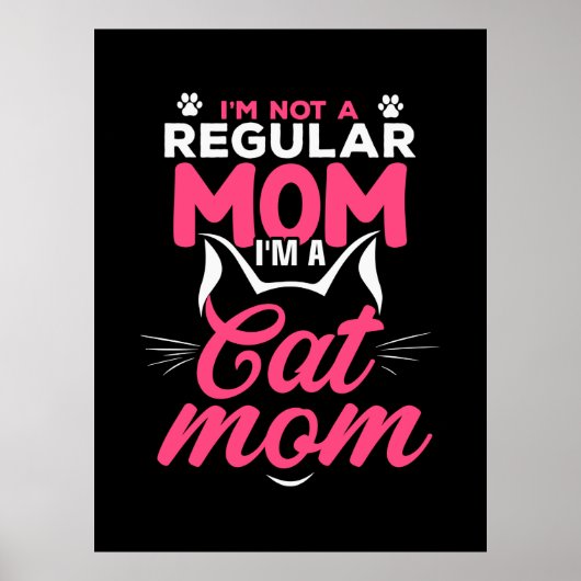 Poster Mère Art Je Suis Chat Maman (Devant)