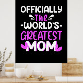 Poster Mère Art Le Monde Plus Grande Maman (Cuisine)