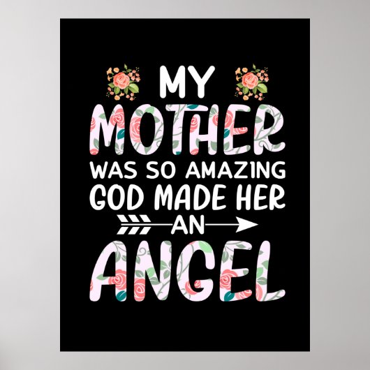 Poster Mère Art Ma Mère Un Ange (Devant)