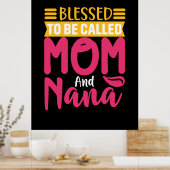 Poster Mère Art Maman Et Nana (Cuisine)