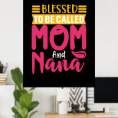 Poster Mère Art Maman Et Nana (Bureau à domicile)