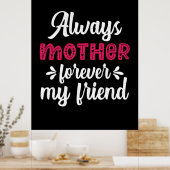 Poster Mère Art Mère Pour Mes Amis (Cuisine)