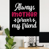Poster Mère Art Mère Pour Mes Amis (Bureau à domicile)