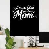 Poster Mère Art Tu Es Ma Mère (Bureau à domicile)
