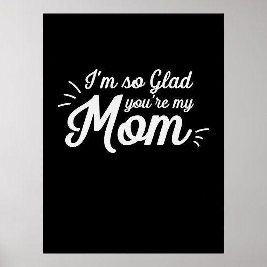 Poster Mère Art Tu Es Ma Mère (Devant)