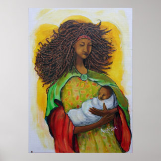 Poster Mère avec enfant