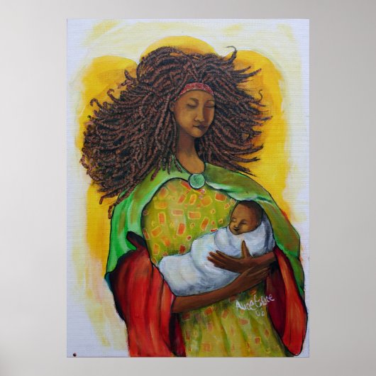 Poster Mère avec enfant (Devant)