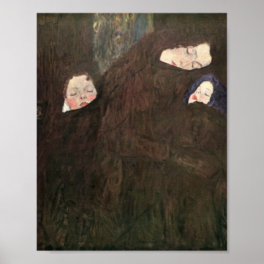 Poster Mère Avec Enfants - Gustav Klimt (Devant)