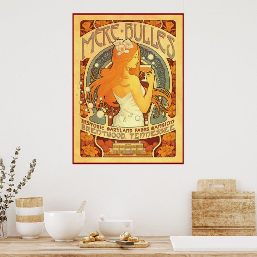 Poster Mere Bulles (Cuisine)