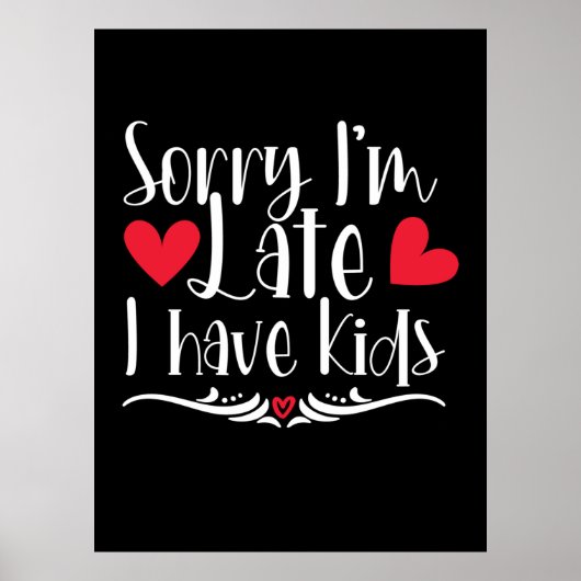 Poster Mère Cadeau J'Ai Des Enfants (Devant)