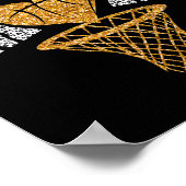 Poster Mère de basket-ball Mère Leopard Basketball Senior (Coin)