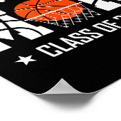 Poster Mère de basketteuse senior fière promotion 2026 (Coin)