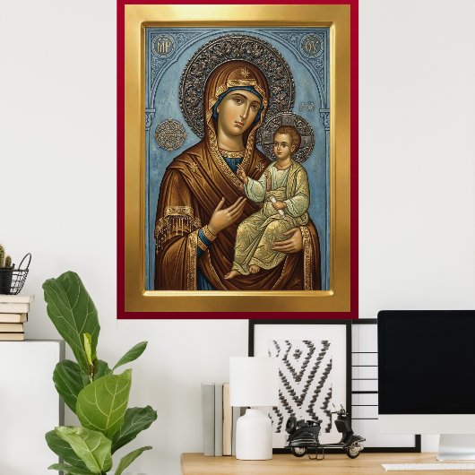 Poster Mère de Dieu (Bureau à domicile)