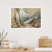 Poster Mere de Glace, dans la vallée de Chamouni, Suisse (Cuisine)