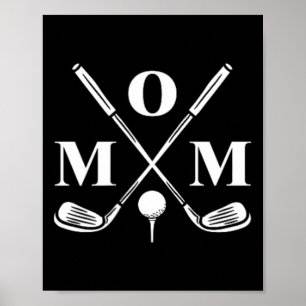 Poster Mère de golf drôle Par Tee Golf correspondant Cita