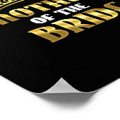 Poster Mère De La Cool Mariée Mariage Nuptiale Fête Hen (Coin)