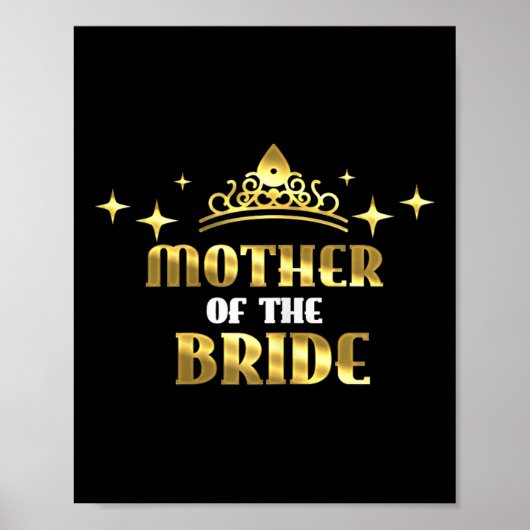 Poster Mère De La Cool Mariée Mariage Nuptiale Fête Hen (Devant)