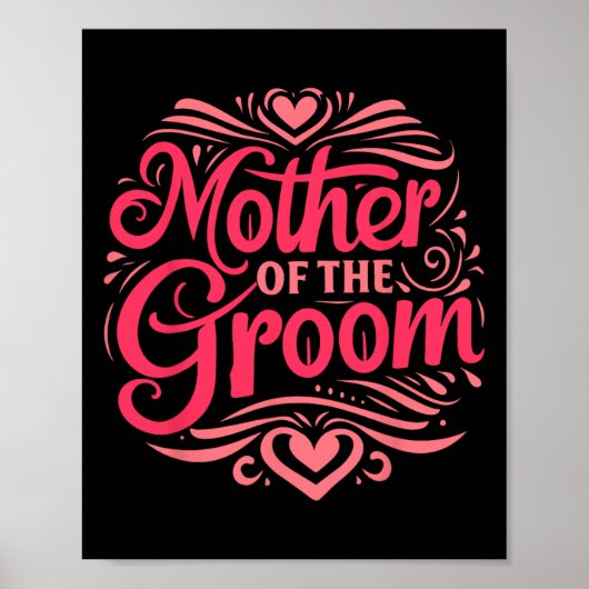 Poster Mère De La Fête De Mariée Groom (Devant)