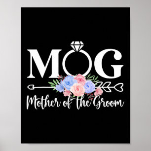Poster Mère De La Groom Maman Fier Mama Du Groo
