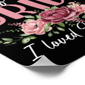 Poster Mère de la mariée je l'ai aimée d'abord mariée et  (Coin)