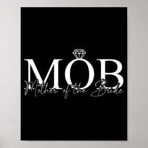 Poster Mère De La Mariée Mob Mariage Maman Mama Mignonne