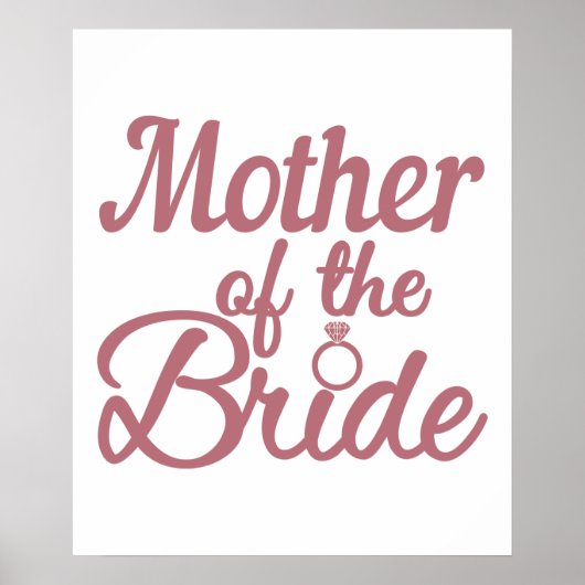 Poster Mère de la mariée tenue de famille assortie pour m (Devant)
