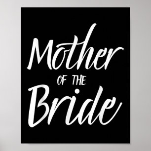 Poster Mère De La Mariée Wedding shower Fête De Mariage M