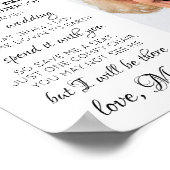 Poster Mère De Mariée Photo Mariage Du Mémorial Du Ciel (Coin)