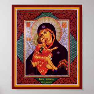 Poster Mère de Vierge de Vladimir