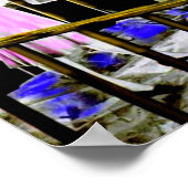 Poster Mère des années 1940 et son bébé géant (Coin)