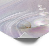 Poster Mère des perles fusionnées comme des perles liquid (Coin)