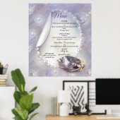 Poster Mère des perles fusionnées comme des perles liquid (Bureau à domicile)