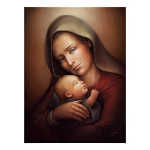 Poster Mère divine