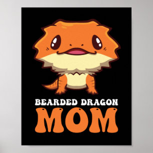 Poster Mère Dragon Barbu