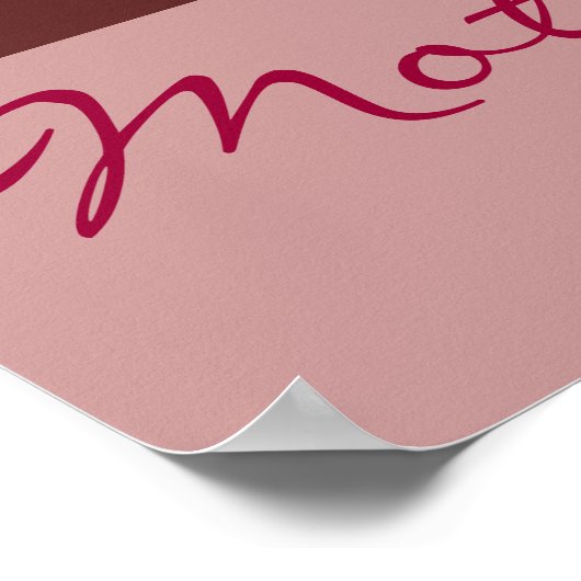 Poster Mère du Rose (Coin)