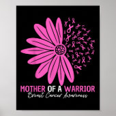 Poster Mère D'Un Guerrier Fleur De Sensibilisation Au Can (Devant)