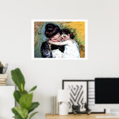 Poster Mère et bébé (Bureau à domicile)