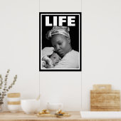 POSTER MÈRE ET BÉBÉ AFRICAINS AMÉRICAINS EN FAVEUR DE LA (Cuisine)