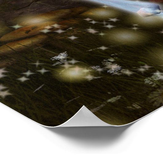 Poster Mère et bébé licorne (Coin)