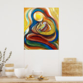 Poster Mère et enfant (Cuisine)