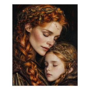 Poster Mère et enfant