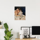 Poster Mère et enfant, années 1890 (Bureau à domicile)