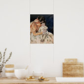 Poster Mère et enfant, années 1890 (Cuisine)