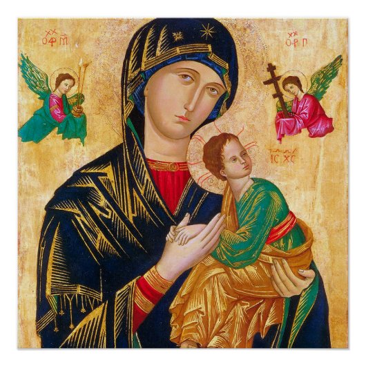 Poster Mère et Enfant Art Vintage (Devant)